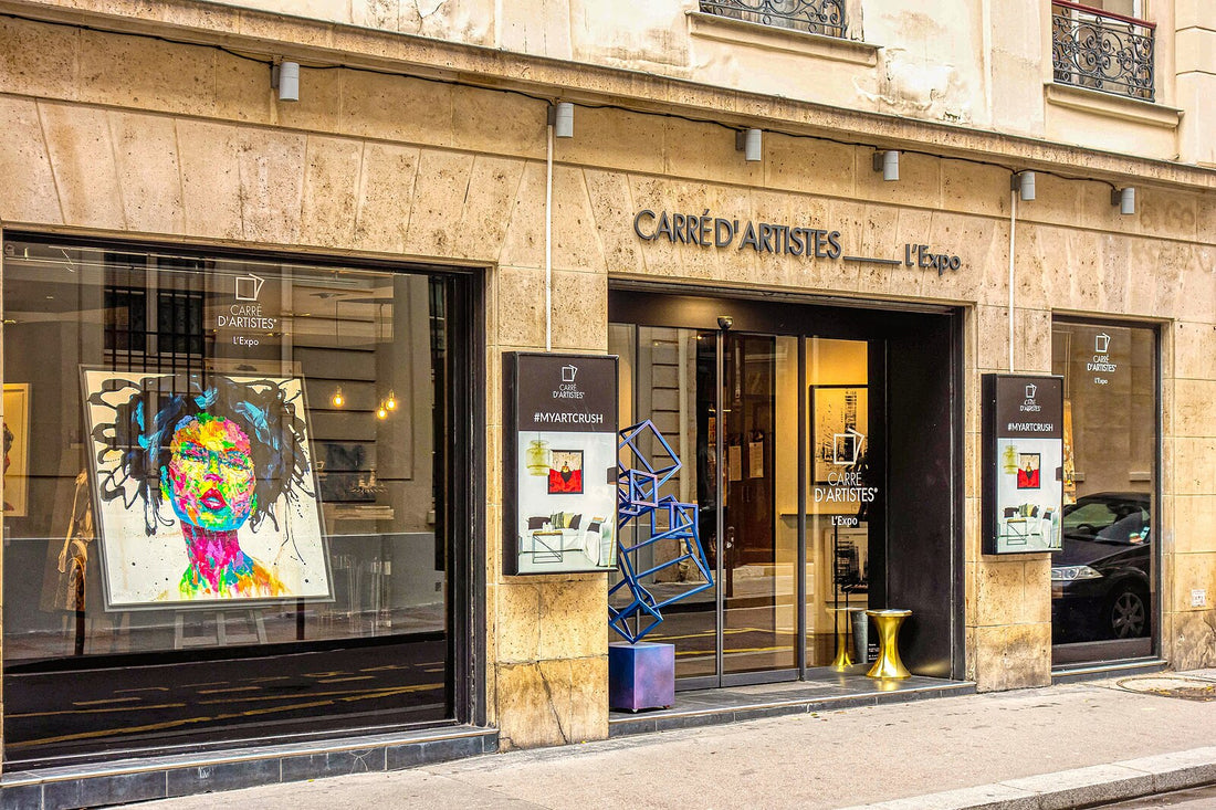 Un vernissage dans l’intimité d’une galerie parisienne