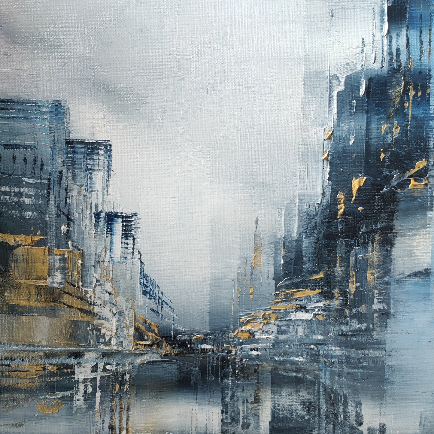 Paris 2090  - peinture originale urbaine - Emmanuelle Levesque