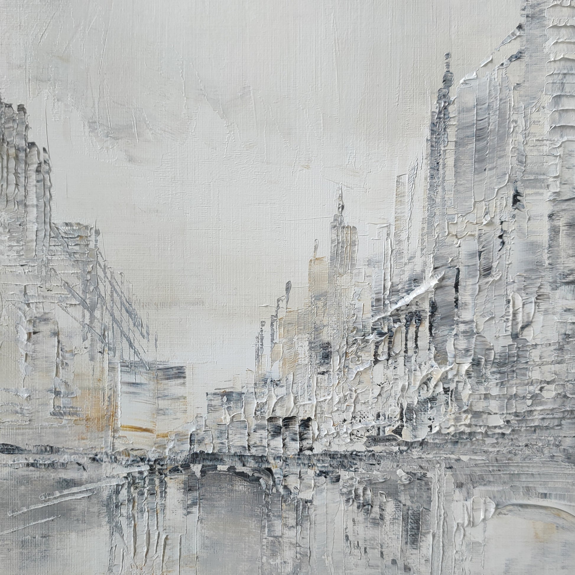 En filigrane - peinture originale urbaine - Emmanuelle Levesque
