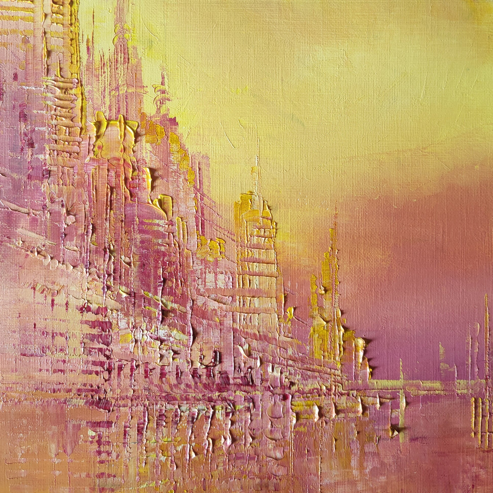 Soleil Indien - peinture originale urbaine - Emmanuelle Levesque